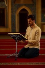 ⁦حامل استاليس ٣ مستويات – حامل مصحف من الاستانلس ستيل⁩ - الصورة ⁦3⁩