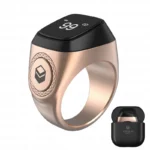 ⁦خاتم معدن iQIBLA Zikr MO2 – تسبيح ذكي، شاشة OLED، باور بوكس⁩ - الصورة ⁦2⁩