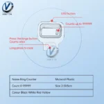 سبحة إلكترونية LED – شاشة كبيرة، عداد حتى 99999، تصميم مريح - الصورة 5