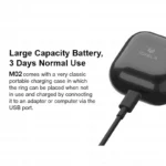 ⁦خاتم معدن iQIBLA Zikr MO2 – تسبيح ذكي، شاشة OLED، باور بوكس⁩ - الصورة ⁦6⁩