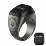 ⁦خاتم معدن iQIBLA Zikr MO2 – تسبيح ذكي، شاشة OLED، باور بوكس⁩ - الصورة ⁦4⁩