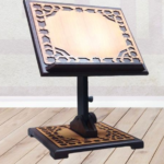 حامل مصحف مسطح - خشب زان 2 مستوى