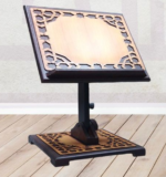 حامل مصحف مسطح - خشب زان 2 مستوى